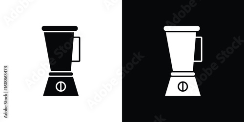 Juicer icon silhouette set. vector pictograms for ui