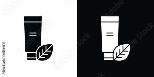 Face wash icon silhouette set. vector pictograms for ui