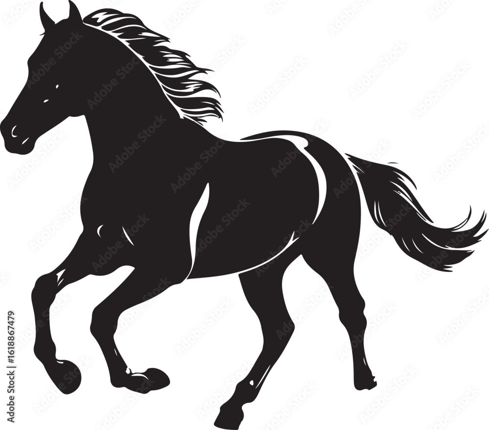 Obraz premium horse animal running