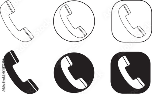 tel icon set.