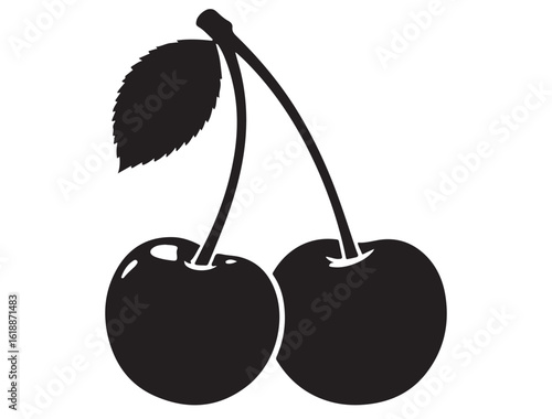 Wallpaper Mural CHERRY SILHOUETTE Torontodigital.ca