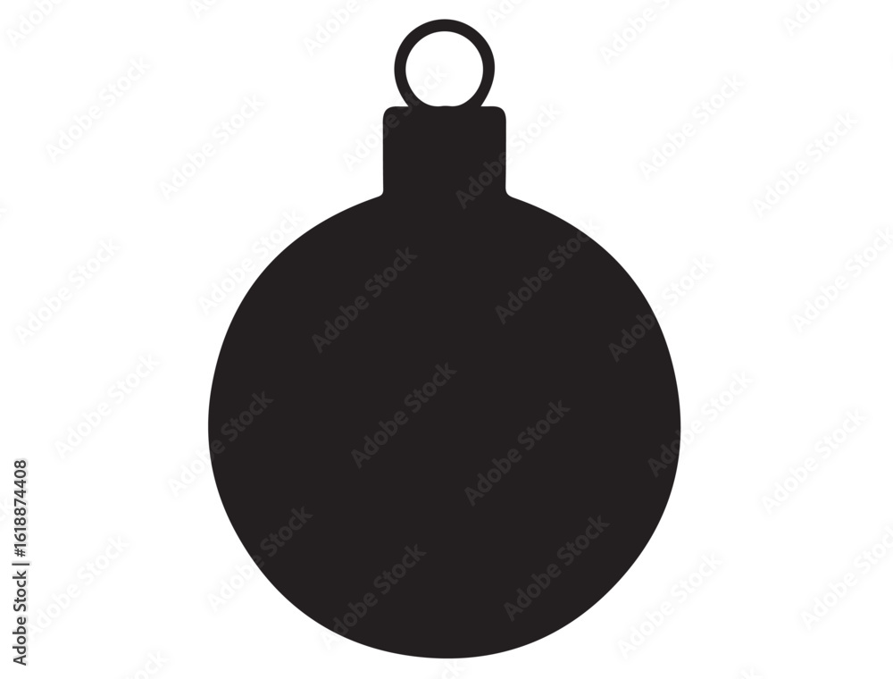 CHRISTMAS BALL SILHOUETTE CHRISTMAS BALL SILHOUETTE