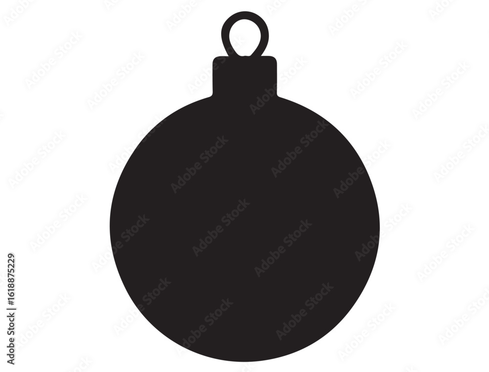 CHRISTMAS BALL SILHOUETTE CHRISTMAS BALL SILHOUETTE