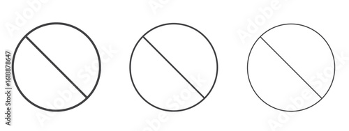 Stop sign icon - editable stroke vector illustration