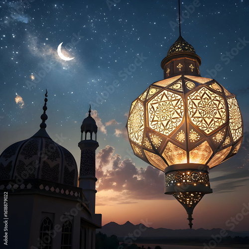 magic lantern projecting islamic patterns into th