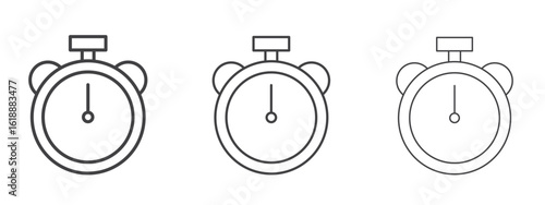 Fasting time icon - editable stroke vector illustration