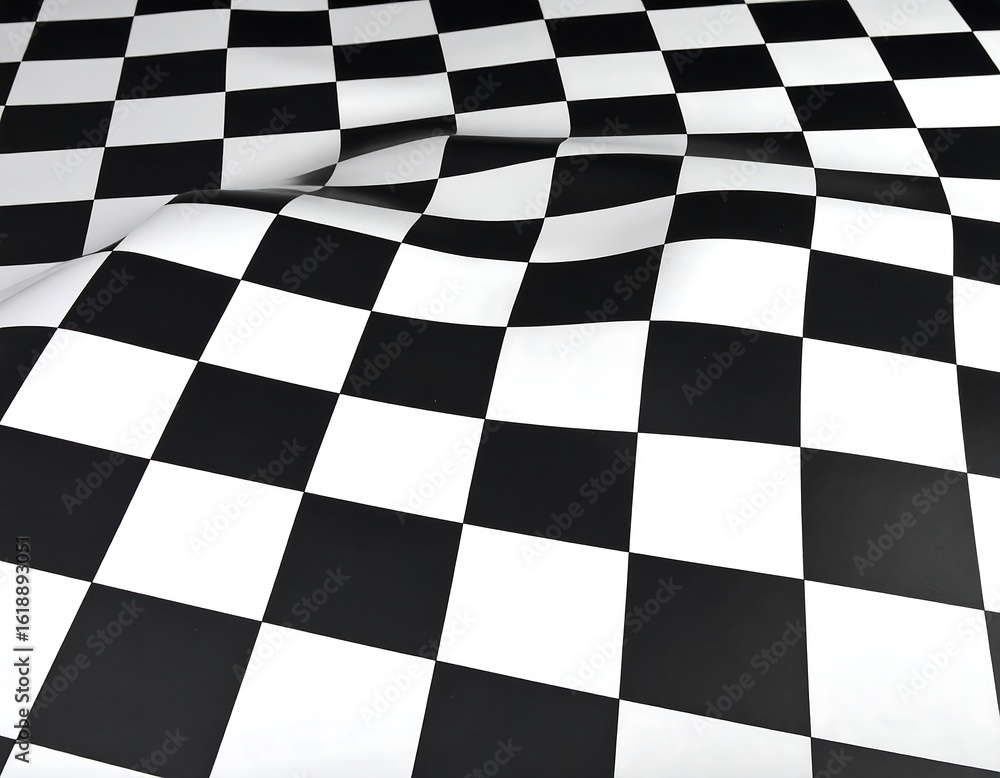 Obraz premium Checkered flag waving (2)