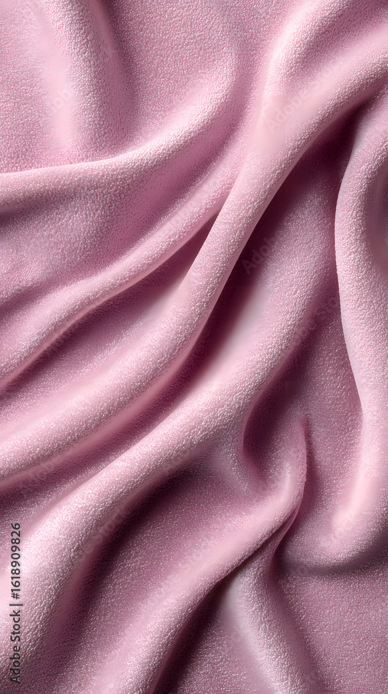 Obraz premium Soft Pink Suede Fabric Texture Background