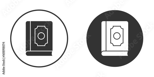 Quran kareem icon, flat vector simple element illustration from editable concept