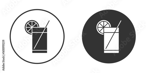 Lemonade icon, flat vector simple element illustration from editable concept