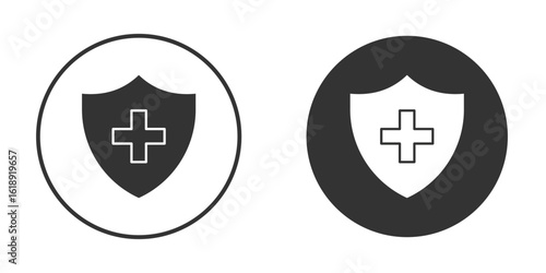 Immune guard icon, flat vector simple element illustration from editable concept