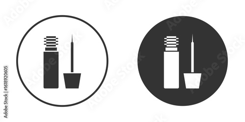 Eyeliner icon, flat vector simple element illustration from editable concept