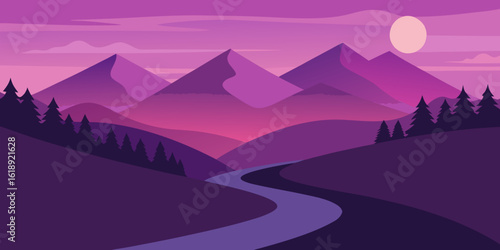 Breathtaking mountain landscapes capture the essence of nature's beauty, from vibrant sunsets and serene sunrises to majestic winter scenes, often adorned with mist, clouds, and a clear horizon