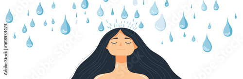 A mental health concept featuring various people in different situations, presented in a flat web design as a mega set, including scenes of psychotherapy and psychological support, suitable for