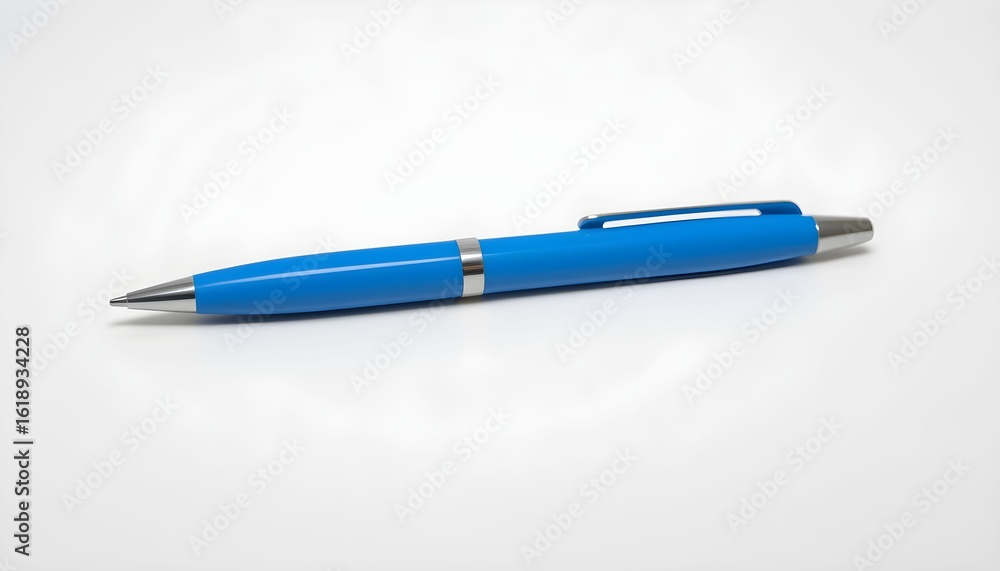 Flat blue ballpoint pen cap on white
Flat blue ballpoint pen cap on white