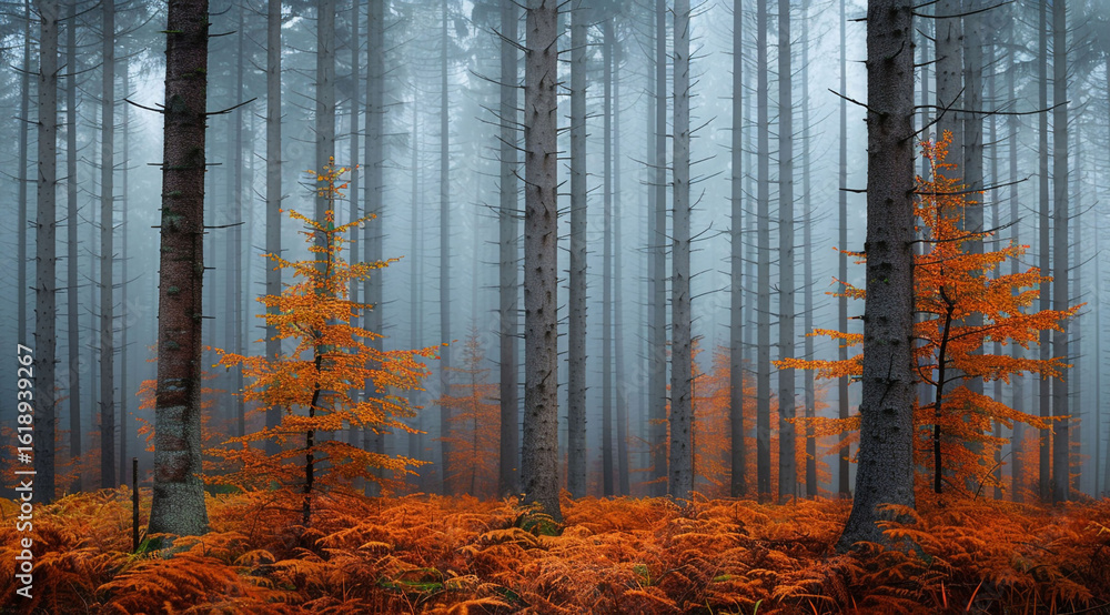 Obraz premium autumn in the forest