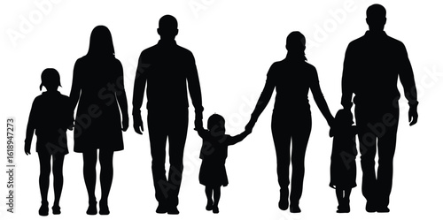 Family silhouettes,Happy family silhouette set.family silhouettes on isolated background. Happy family silhouette,Family silhouette, Family ESP 10,Family clip ar,Family silhouette bundle,Family vector