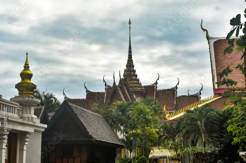 Wallpaper Mural Wat chalong Temple complex, a beautiful place of worship in Phuket, Thailand. Torontodigital.ca