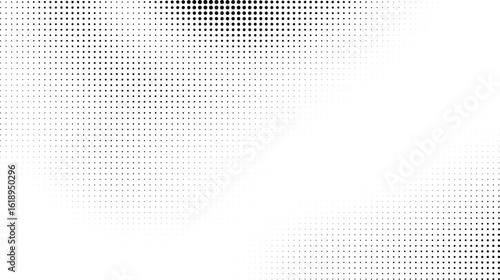 Wallpaper Mural Minimal Halftone Wave Texture Background with Fading Dot Pattern in Black and White Torontodigital.ca