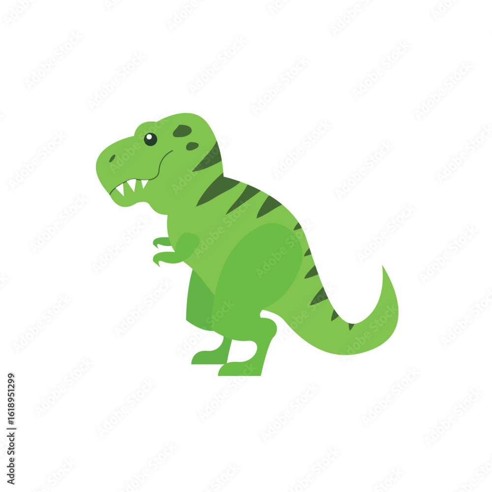 Fototapeta premium t-rex tyrannosaurus rex dinosaur emoji symbol sign icon vector illustration isolated flat