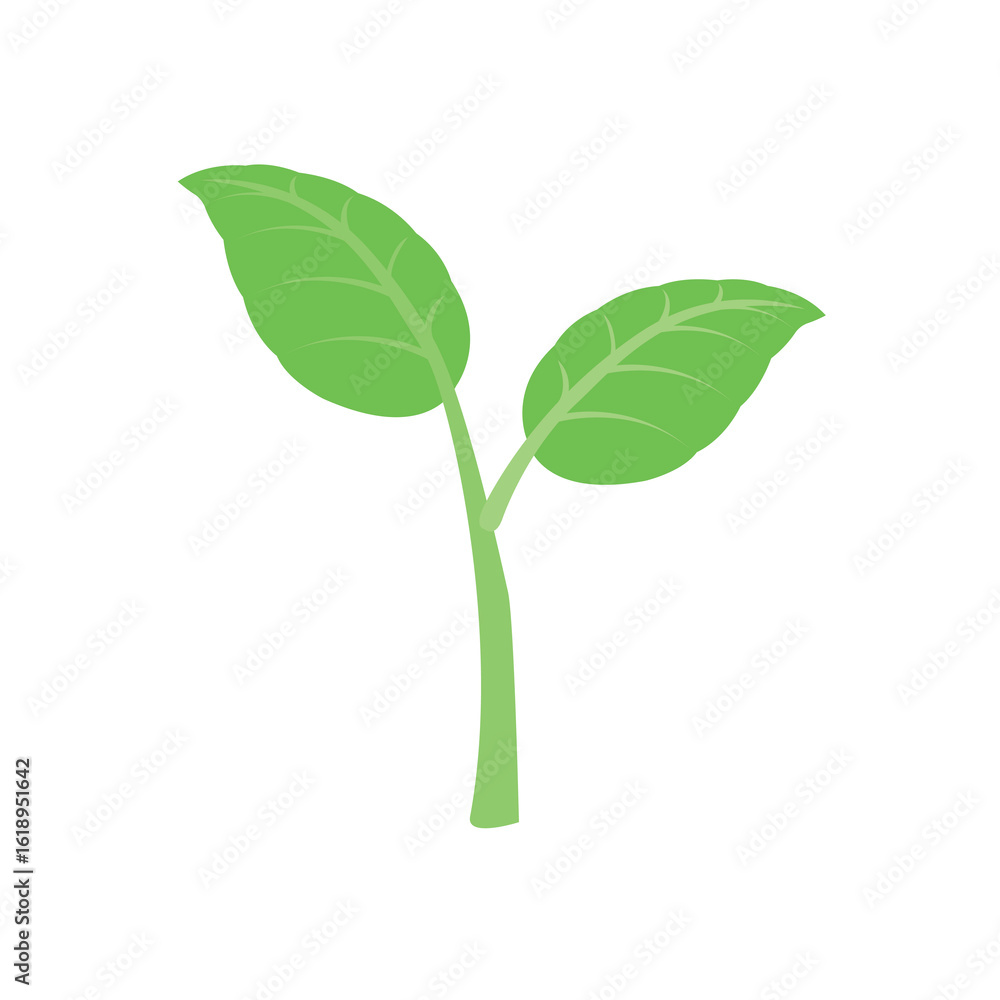 plant seedling leaf sprout emoji symbol sign icon vector illustration isolated flat plant seedling leaf sprout emoji symbol sign icon vector illustration isolated flat