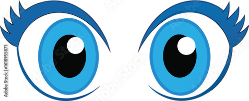 abstract blue eyes