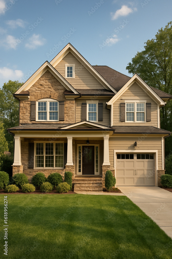 Fototapeta premium AI Generated House