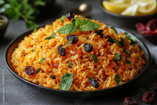 Middle Eastern spiced rice.