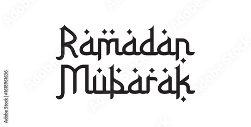 set of Eid Mubarak vector Arabic Calligraphy 
