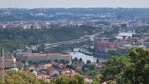 Bridges Over Vltava in Central Prague