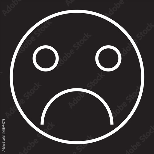 Icons face emoticon set on white background. Emoji doodle icons collection, vector of icons