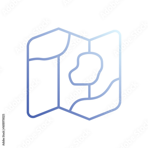 Map icon vector