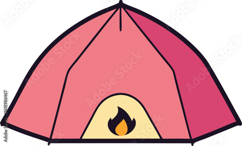 Vector symbol of a stylized blood or water drop icon