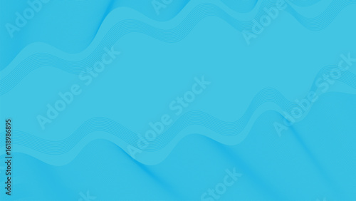 Vibrant cyan background with a subtle, complex pattern of thin, wavy lines, creating a dynamic and modern aquatic or digital texture.