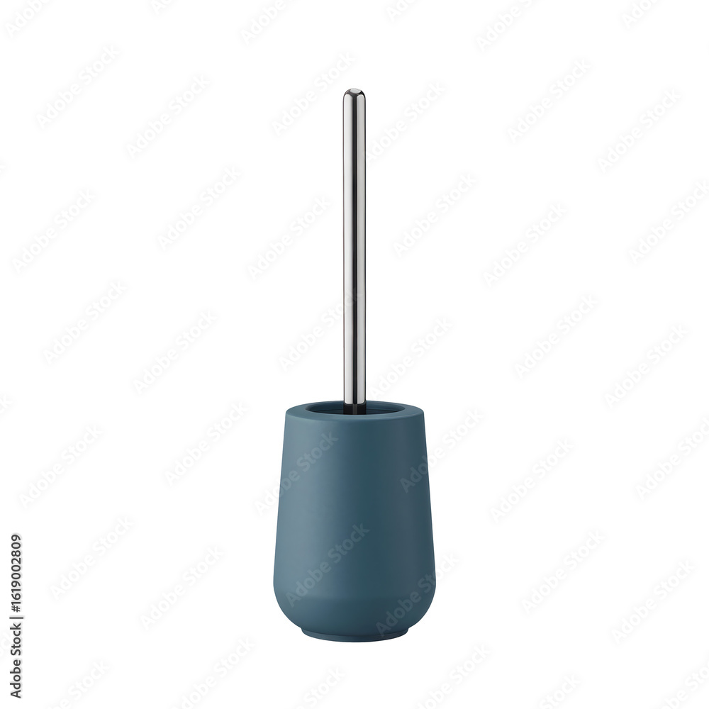Toilet Brush with Holder on Transparent Background Toilet Brush with Holder on Transparent Background