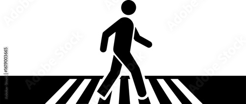 pedestrian walk icon vector illustration