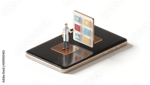 Wallpaper Mural Tablet PC and Smartphone on White Background Mockup Torontodigital.ca