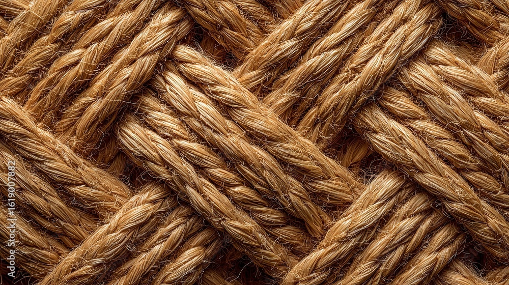 Fototapeta premium Natural fiber rope texture background