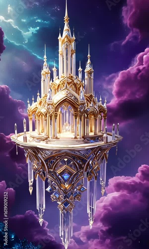 The ornate architecture of the Church of the Savior on Spilled Blood, a landmark in St Petersburg, Russia, is highlighted by its golden domes against the night sky