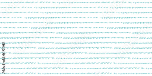 Seamless pattern with hand-drawn horizontal scribbles, a minimalist and playful design for textile, wallpaper, or abstract background, vector illustration.