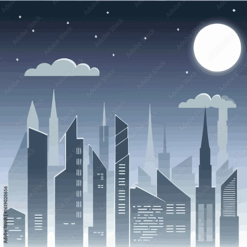 Fototapeta premium vector city including a building with a towers and a picture of a building. 