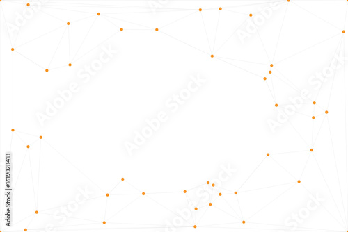 Global network connection background for banner design. Abstract line background with connecting dots and lines. Network Connecting dot polygon social network communication. Internet technology.