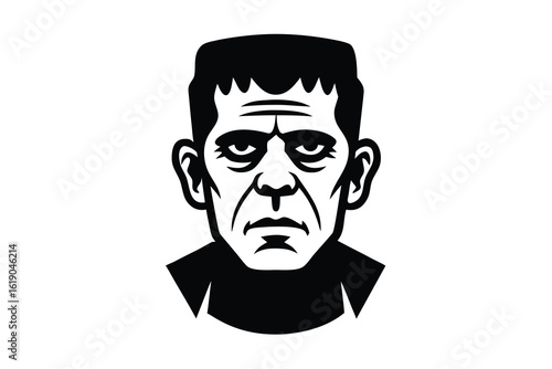frankenstein head vector icon
