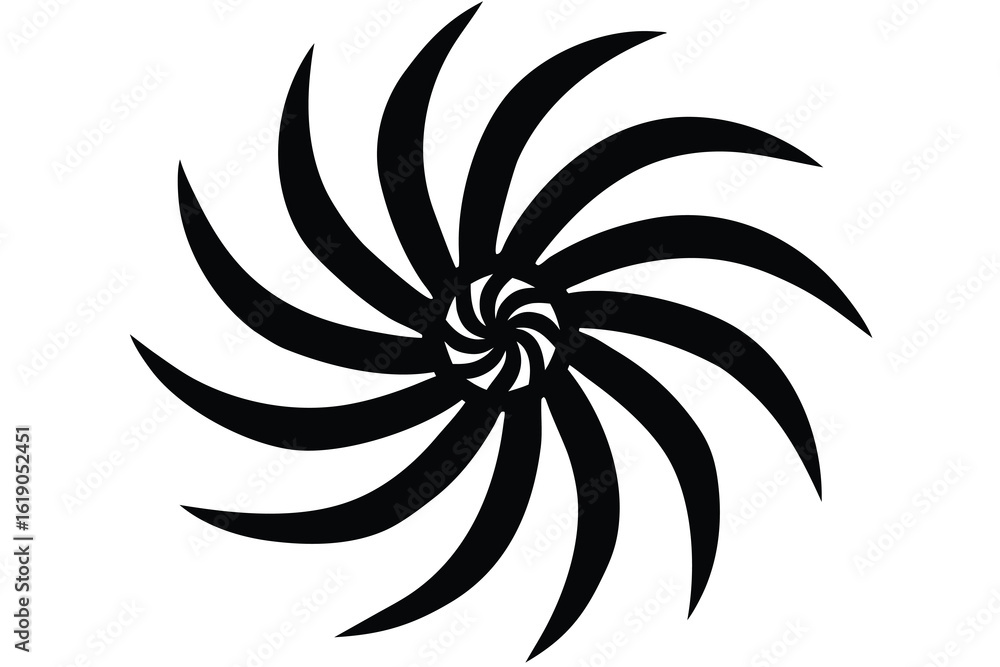 Obraz premium spider swirl vector icon