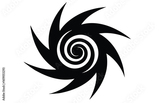 voodoo swirl vector icon