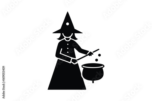 witch brew vector icon