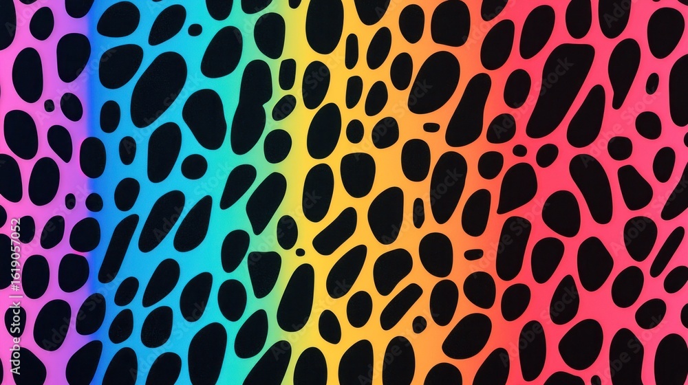 Obraz premium Rainbow abstract pattern background
