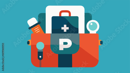 Compact Storage An image of the scanner p inside a small medical bag surrounded by other portable medical tools highlighting its convenient storage.
