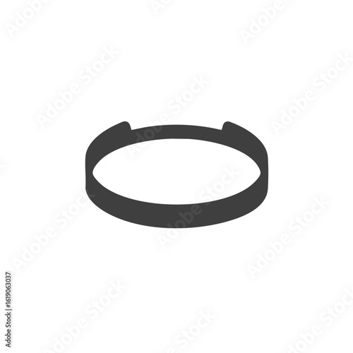 Vector illustration of hat insert realistic style on white background, headwear accessory