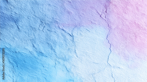 Blue and Purple Pastel Gradient Texture with Rough Paper Surface